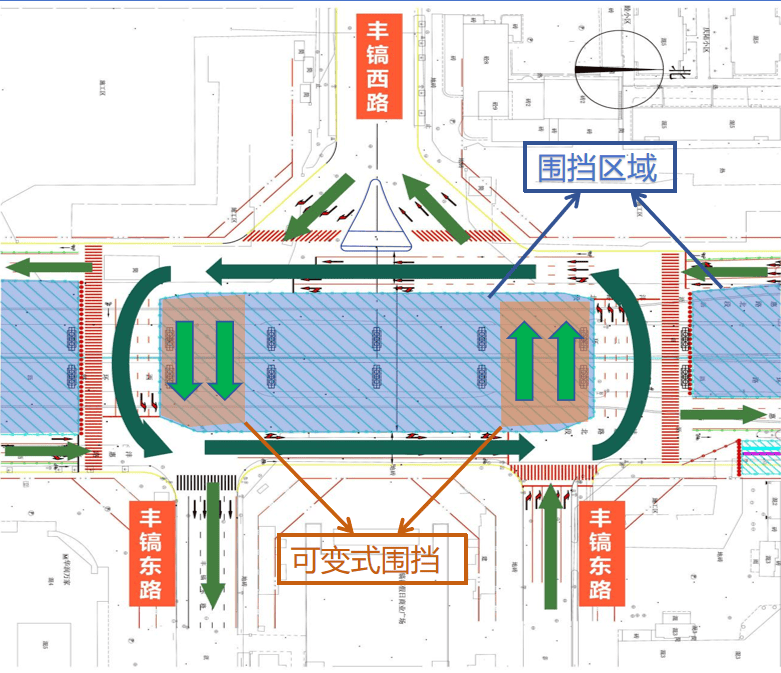 西安這里施工圍擋！繞行路線→:pvc圍擋